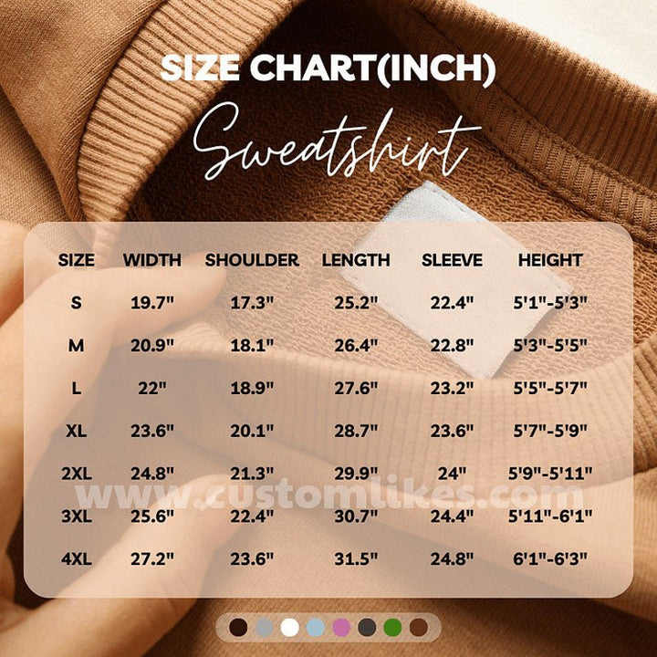 Custom Embroidered Portrait Sweatshirt Best Gift For Mom - Canvasgiftco