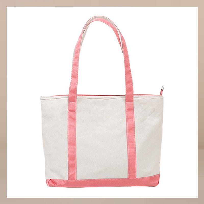 Custom Name Canvas Tote Bag - Canvasgiftco