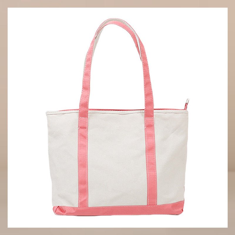 Custom Name Canvas Tote Bag - Canvasgiftco