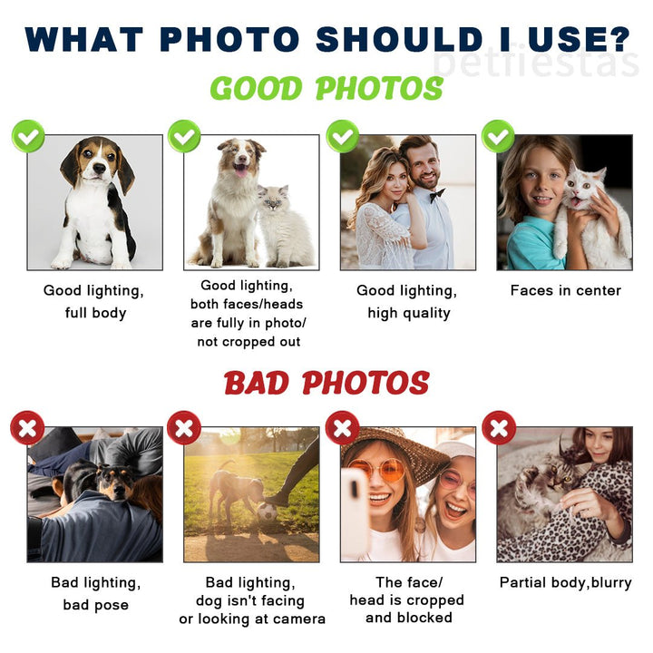 Custom Pet Photo and Name Sweatshirt Hoodie T-shirt - Canvasgiftco