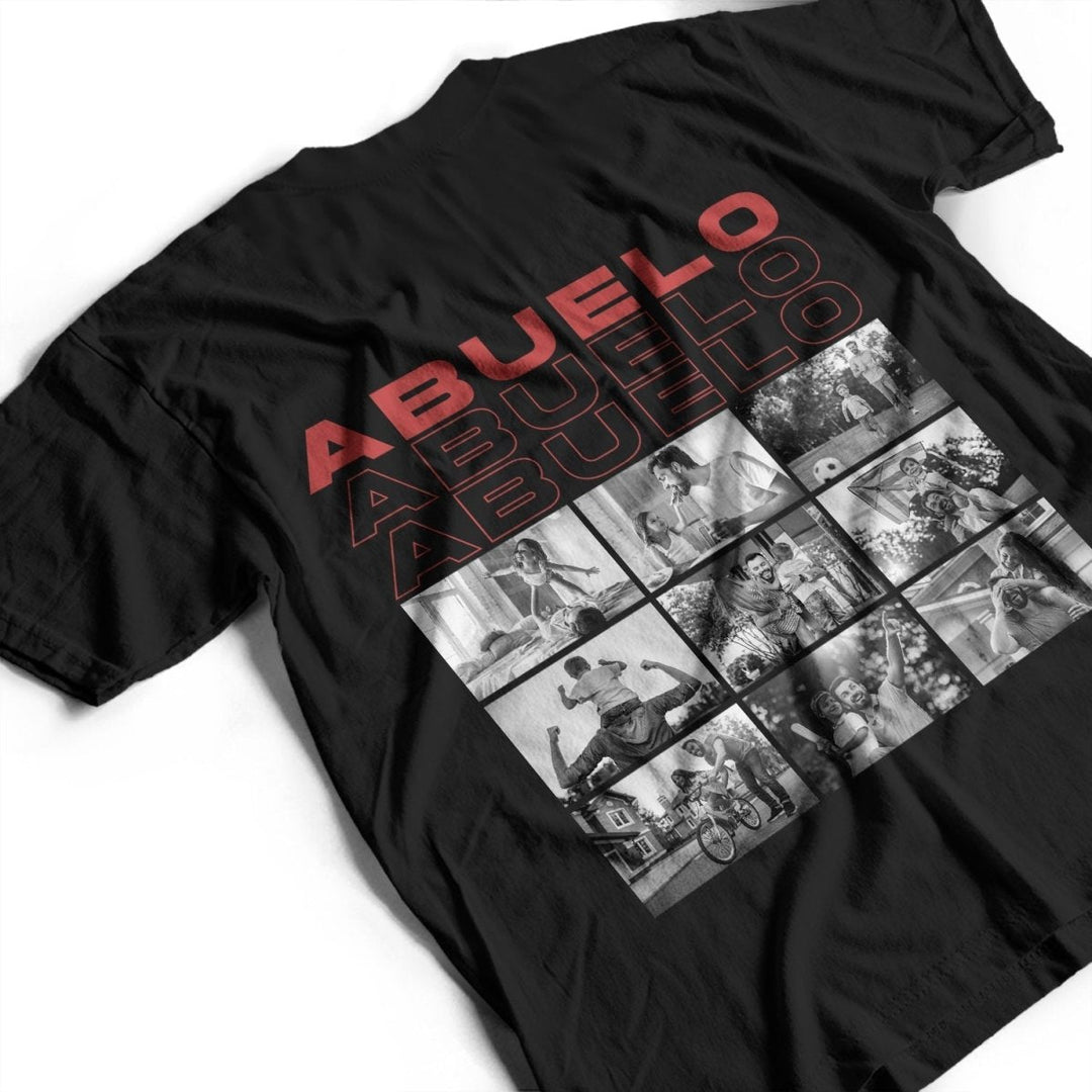 Custom Photo B&W - Gift For Father - Personalized T Shirt - Canvasgiftco