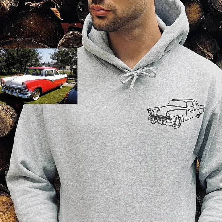 Customized Embroidered Car Craft Hoodies, Car Enthusiast Gifts - Canvasgiftco