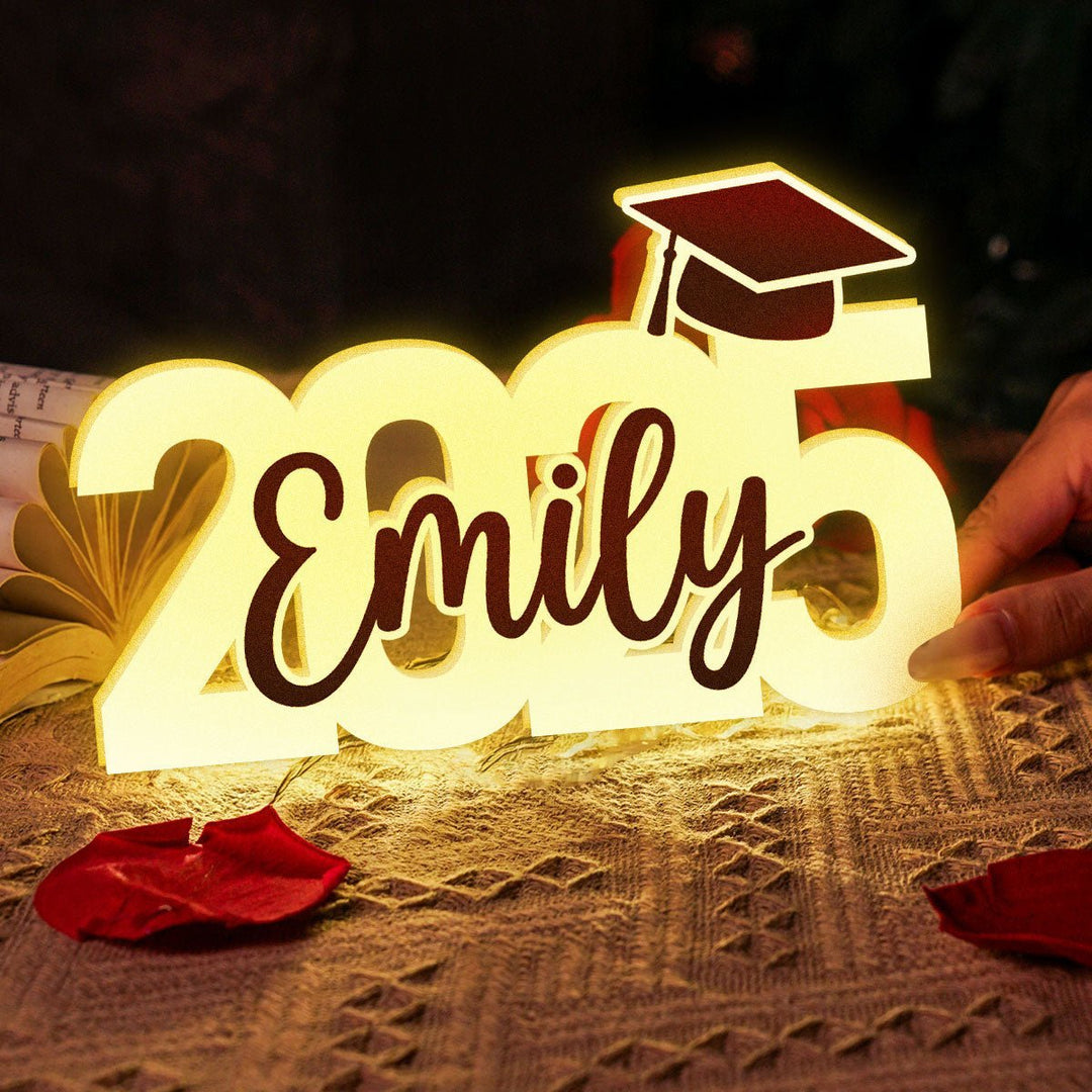 Customized Graduation Personalized Light Box - Canvasgiftco