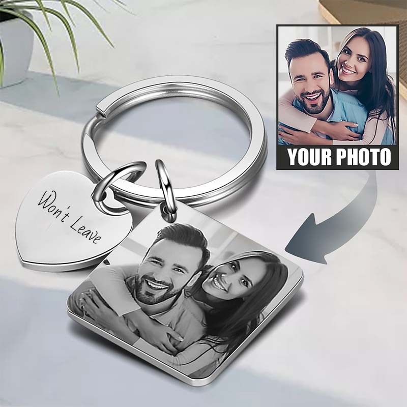Customized Photo Keychain Photo - Canvasgiftco