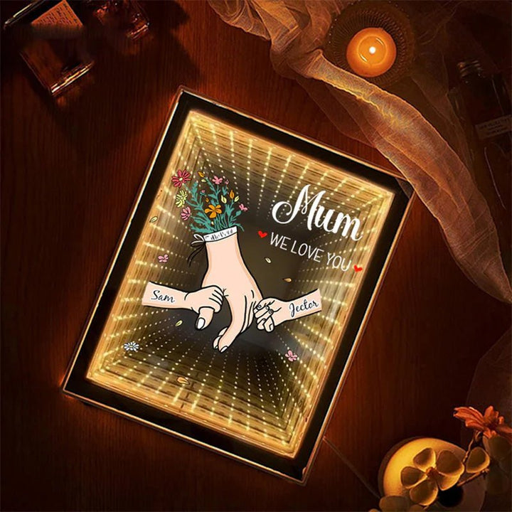 Customized Starlight Mirror Light Box - For Mom - Canvasgiftco