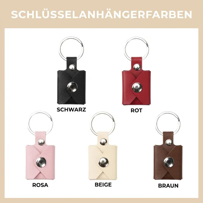 Personalized Photo Keychain Wallet – Custom Family Picture Keepsake Gift for Mom, Dad & Grandparents