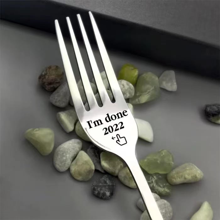 💝Engraved Fork, Father’s Day And Mother’s Day Gift💝 - Canvasgiftco