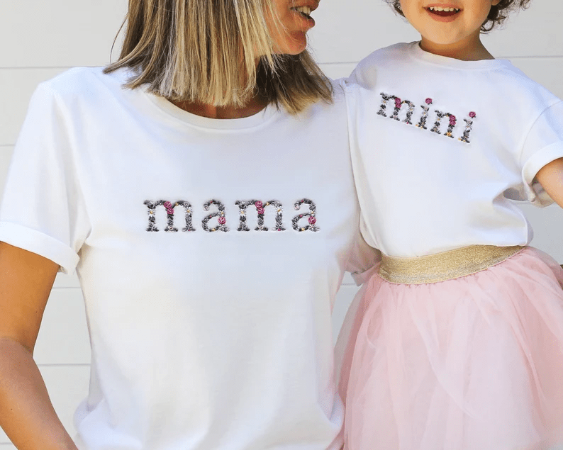 🌸 Everbloom - Embroidered Floral Mama Sweatshirt for Mom & Grandma - Canvasgiftco