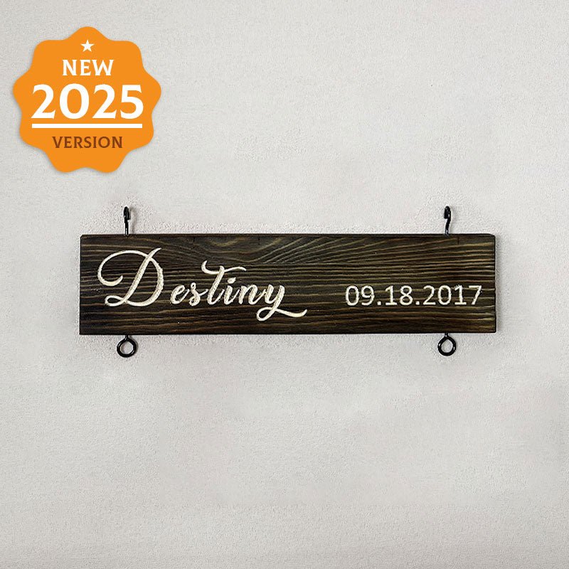 Extra Name Tag for Your Sign (Add - On for Existing Sign) | 2025 Version Engraved Design - Canvasgiftco