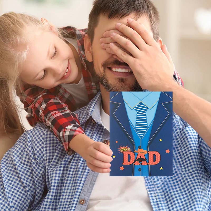 Father's Day Creative Greeting Card Memorial Gift - Canvasgiftco
