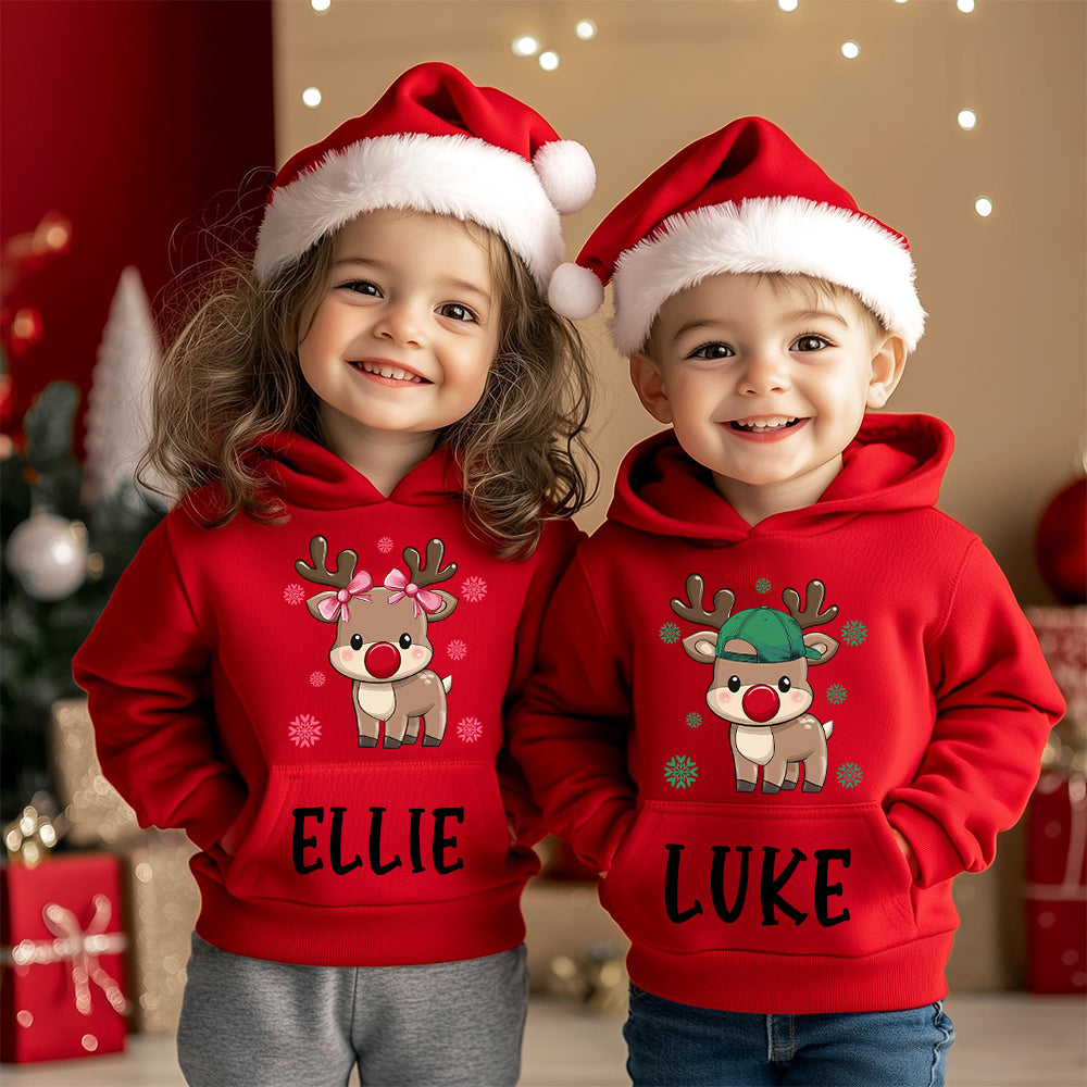 Personalized Kids Lovely Christmas Hoodie