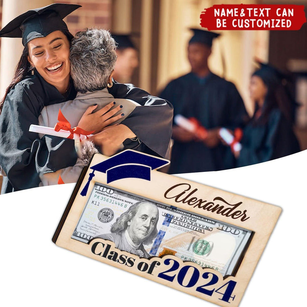 Graduation Money Holder Personalized Graduation Gift - Canvasgiftco