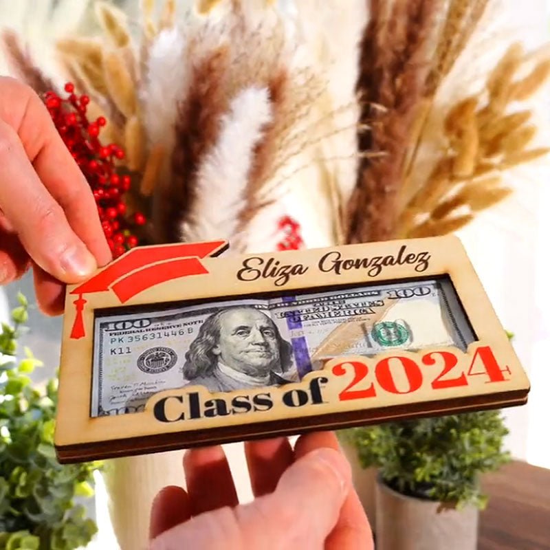 Graduation Money Holder Personalized Graduation Gift - Canvasgiftco