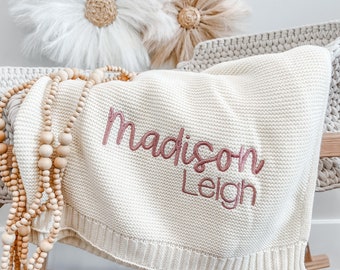 Personalized Baby Embroidered Nap Blanket