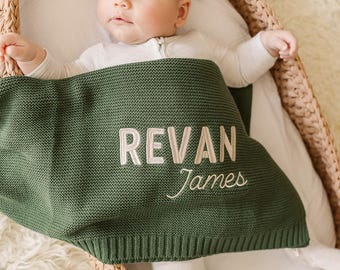 Personalized Baby Embroidered Nap Blanket