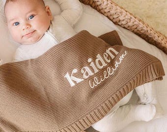 Personalized Baby Embroidered Nap Blanket