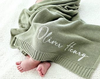 Personalized Baby Embroidered Nap Blanket