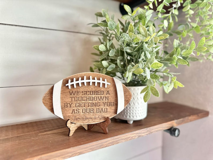 Custom Football Logo - Father's Day Gifts - Gifts for Dad