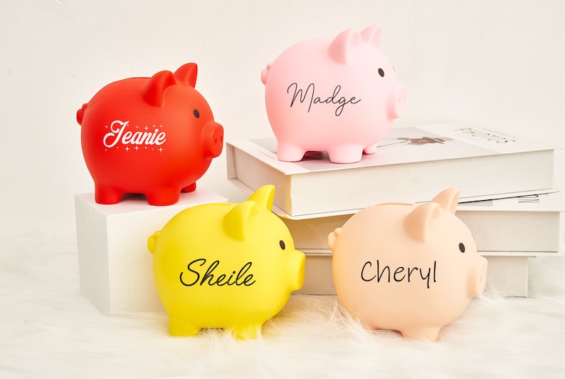 Personalized piggy bank-Children's Day gift