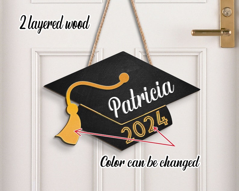 Personalized Graduation Cap Plaque Decoration