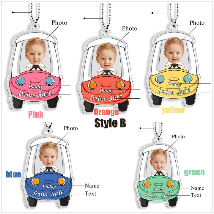 Personalized Baby Photo Car Hanger