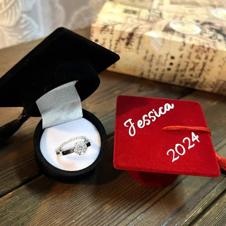 Personalized Graduation Cap Ring Box