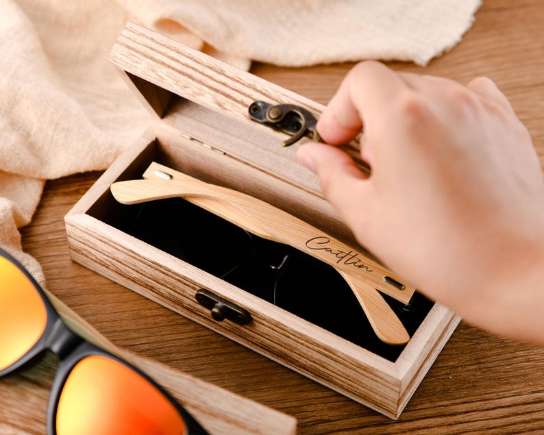 Custom Engraved Wooden Sunglasses