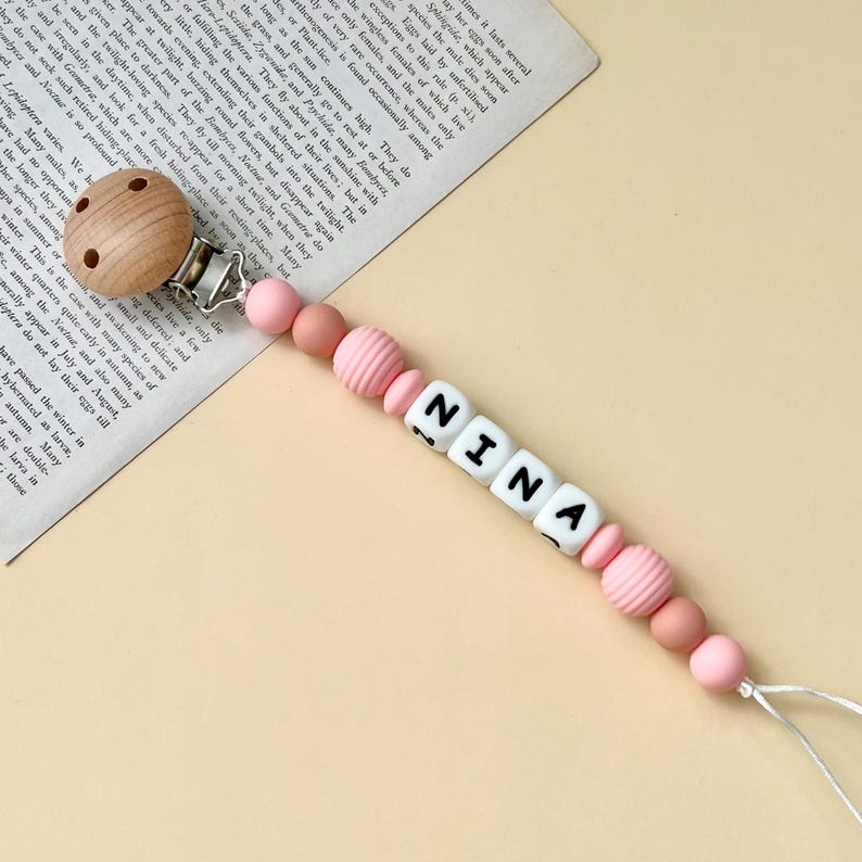 Personalized Pacifier Clip
