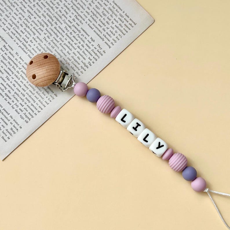 Personalized Pacifier Clip