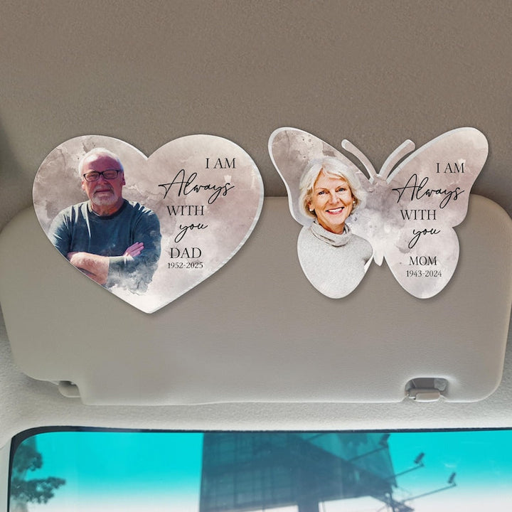 Personalized Memorial Photo Car Visor Clip