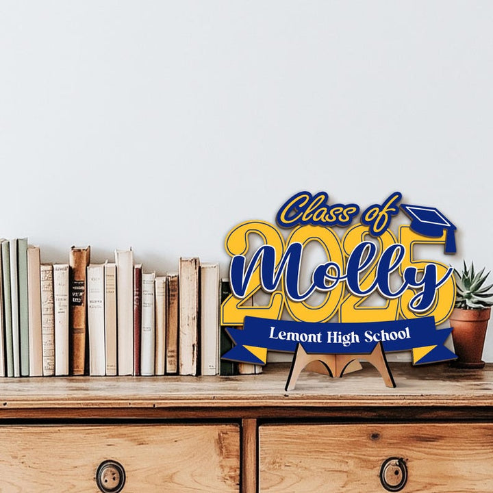 Custom Graduation Name Sign - Laser Cut Double Layer