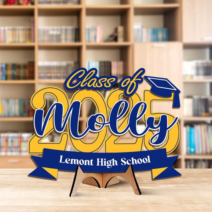 Custom Graduation Name Sign - Laser Cut Double Layer