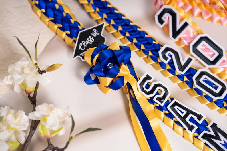 Personalized Graduation Braided Ribbon