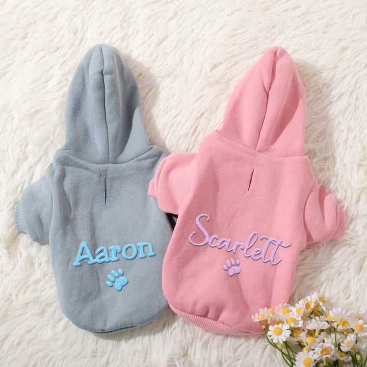 Personalized Dog Embroidered Hoodie
