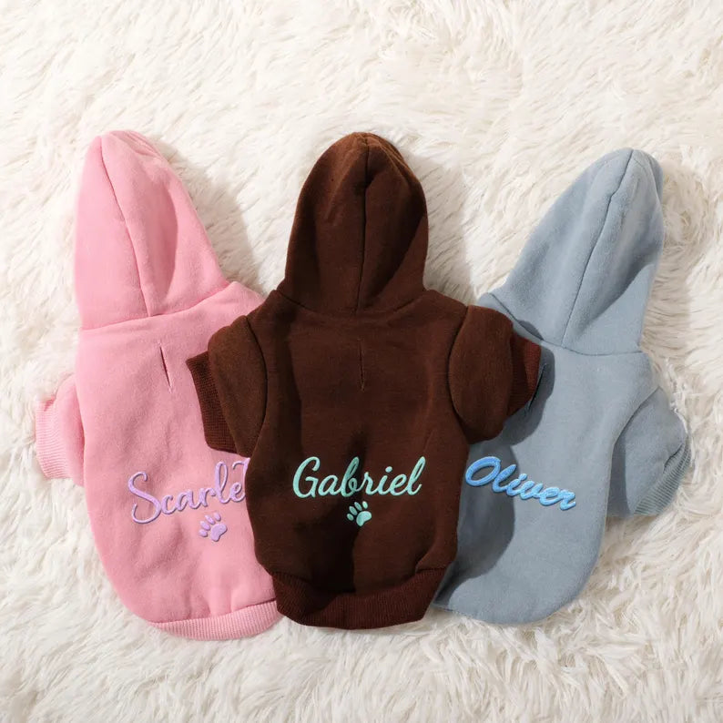 Personalized Dog Embroidered Hoodie