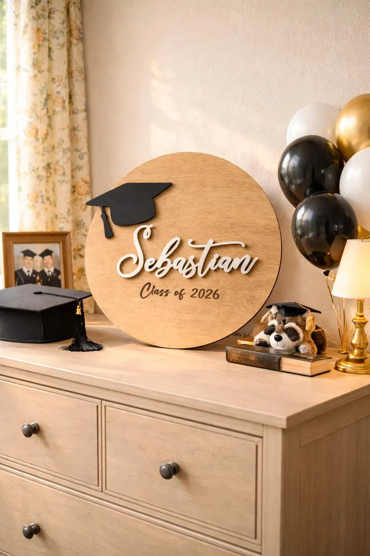 "Class of 2026" Graduation Wooden Signature Board – The Yearbook Alternative