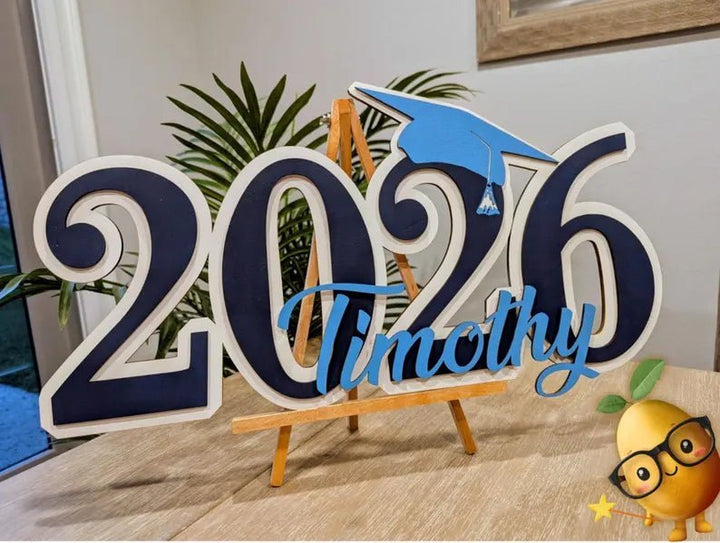 "Legacy of Learning" Personalized Wooden Graduation Plaque - Canvasgiftco