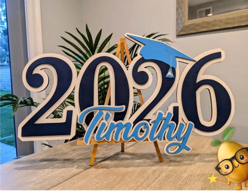 "Legacy of Learning" Personalized Wooden Graduation Plaque - Canvasgiftco