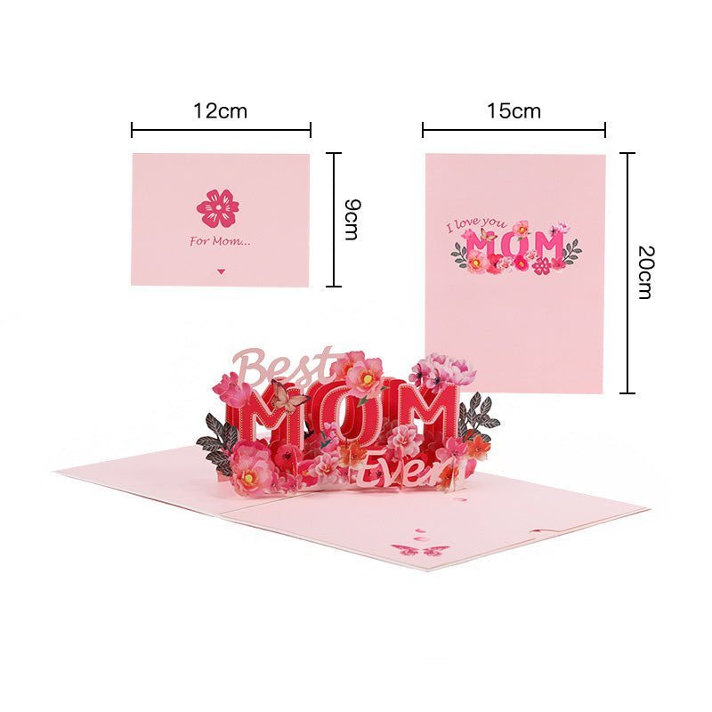 Mother's Day Gift Creative 3D Stereo Greeting Card - Canvasgiftco