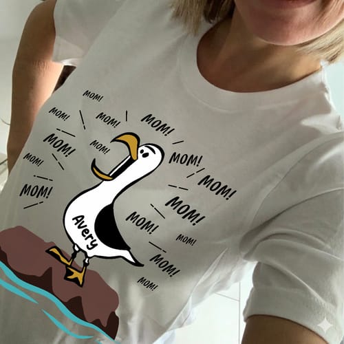 Seagull Mom Mom Mom - Personalized Shirt - Funny Mother's Day Gift For Mom