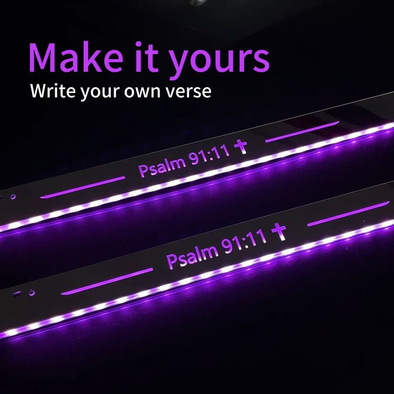 Personalization Luxury Car - Grade Illuminated Thresholds｜Smart Sensor + Super Battery - Canvasgiftco