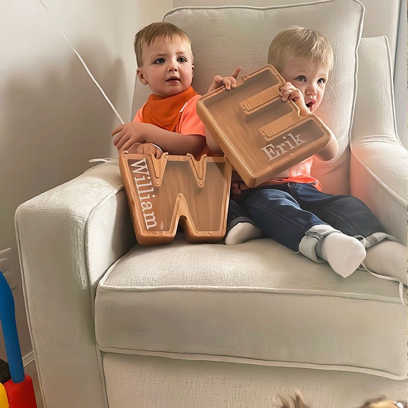 Personalized Boys/Girls Piggy Bank - Wood Gift For Kids - Canvasgiftco