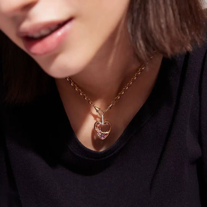 Personalized Charm Necklace – Create Your Own Meaningful Story Jewelry - Canvasgiftco