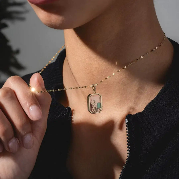 Personalized Charm Necklace – Create Your Own Meaningful Story Jewelry - Canvasgiftco