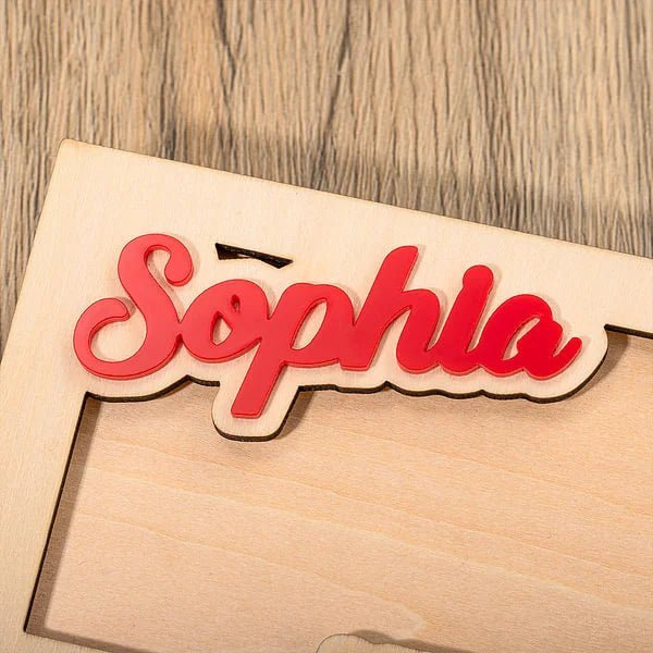 Personalized Christmas Wooden Envelope Money Holder - Canvasgiftco