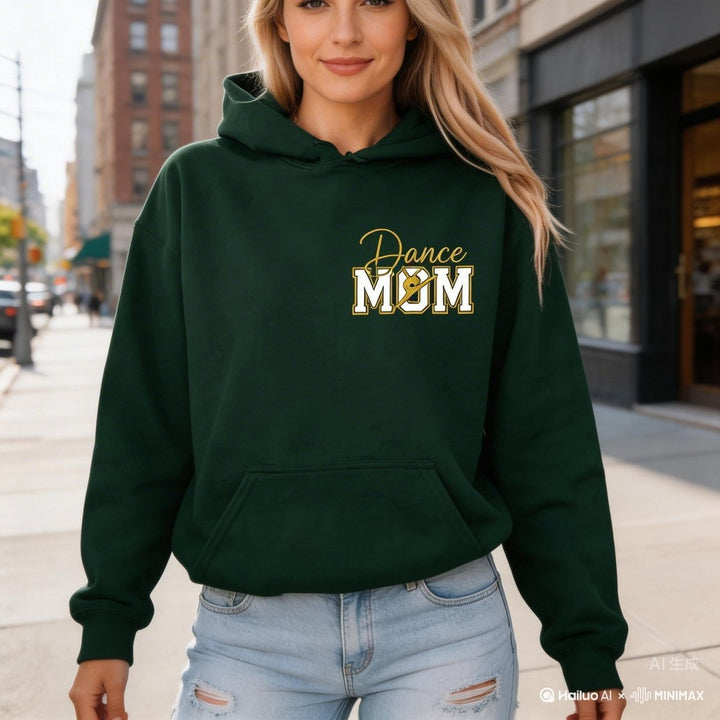 Personalized Dance Mom Glitter Sweatshirt with Dancer Name - Canvasgiftco