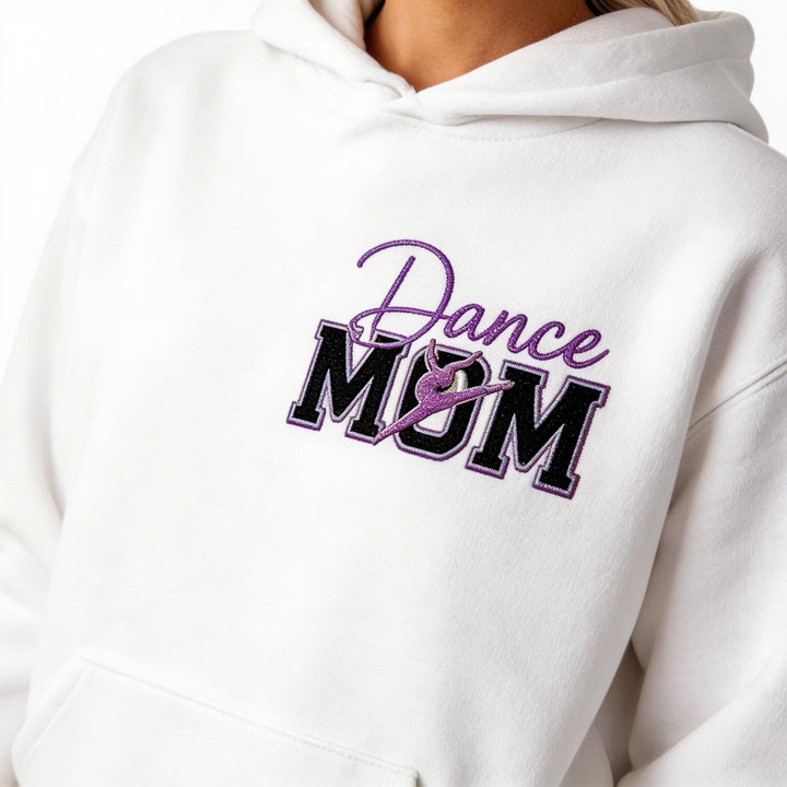 Personalized Dance Mom Glitter Sweatshirt with Dancer Name - Canvasgiftco