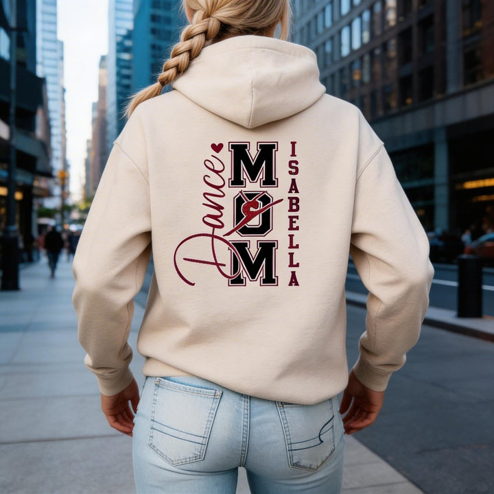 Personalized Dance Mom Glitter Sweatshirt with Dancer Name - Canvasgiftco