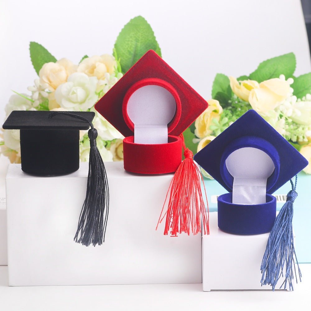 Personalized Graduation Cap Ring Box - Canvasgiftco