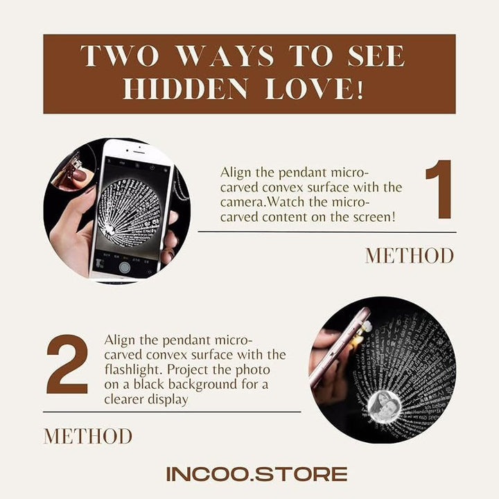 Personalized Heart Photo Necklace - Canvasgiftco